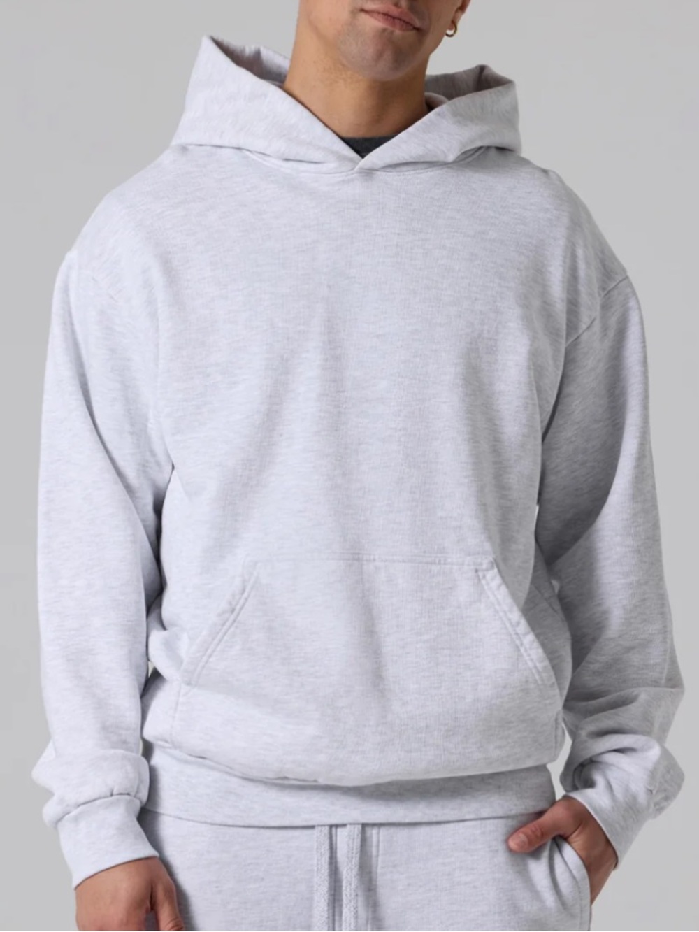 TALENTLESS Light Gray Pullover Heavyweight Hoodie